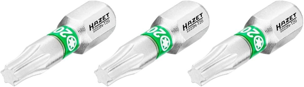 HAZET ヘックスビット 6.3 (1/4インチ) 内部トルクスプロファイル 3個